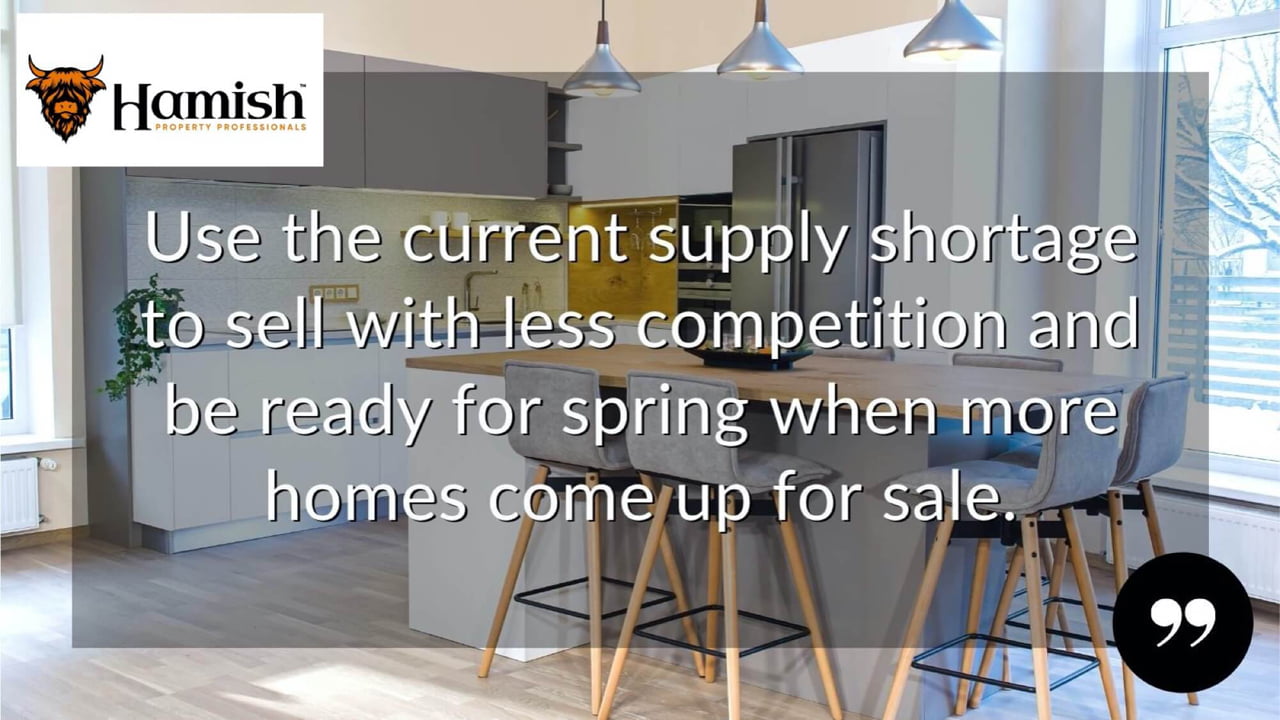 Hesitant to sell? Should you find a home first, or find a buyer now? 4 Current Supply Shortage