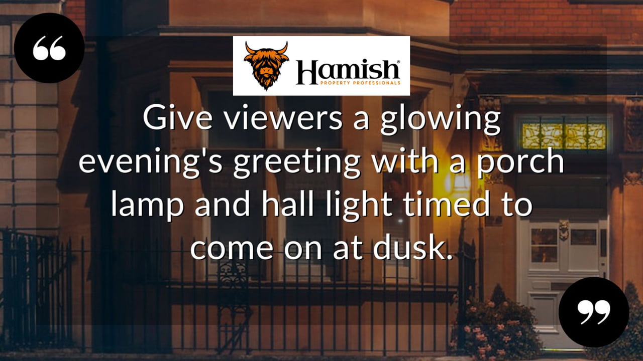 Evening viewings: wow your buyers with a warm welcome when it's dark and cold 1 The First Sense Of Arrival