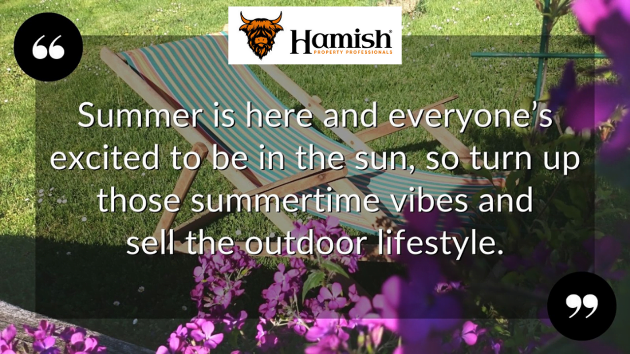Let the sunshine in: add thousands to your home fast with easy summer styling 2 Summertime Vibes And Sell The Outdoor Lifestyle