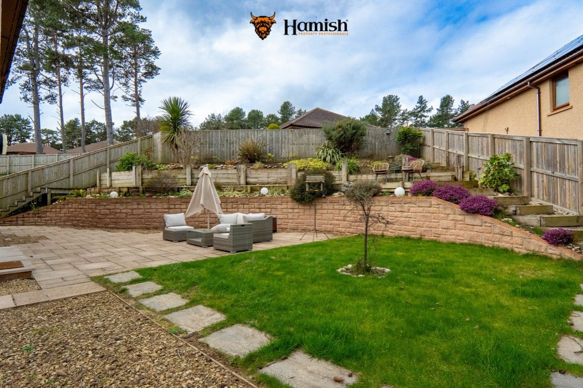 Home with garden ready for summer viewings